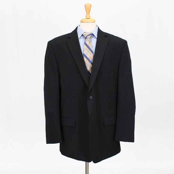 Pronto Uomo 50L Gray Solid 2-Button Sport Coat Blazer Jacket O943 - Picture 1 of 11
